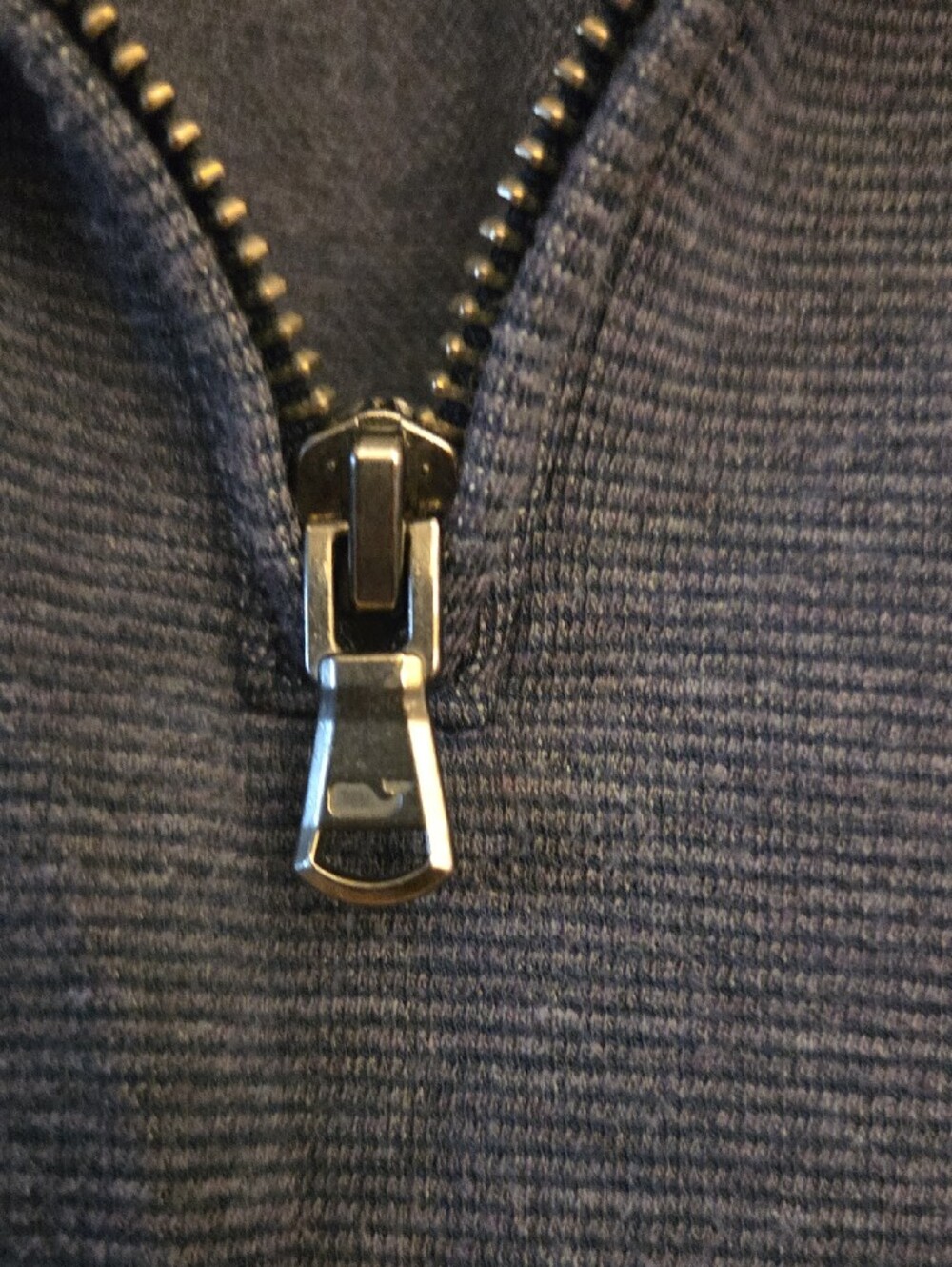 Vineyard Vines Men's Dark Navy Quarter-Zip Sweater - Picture 4 of 7
